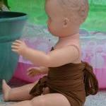 Baby Bathing Suit Copper Wrap Around Swimsuit