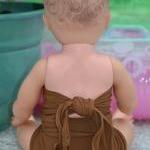 Baby Bathing Suit Copper Wrap Around Swimsuit